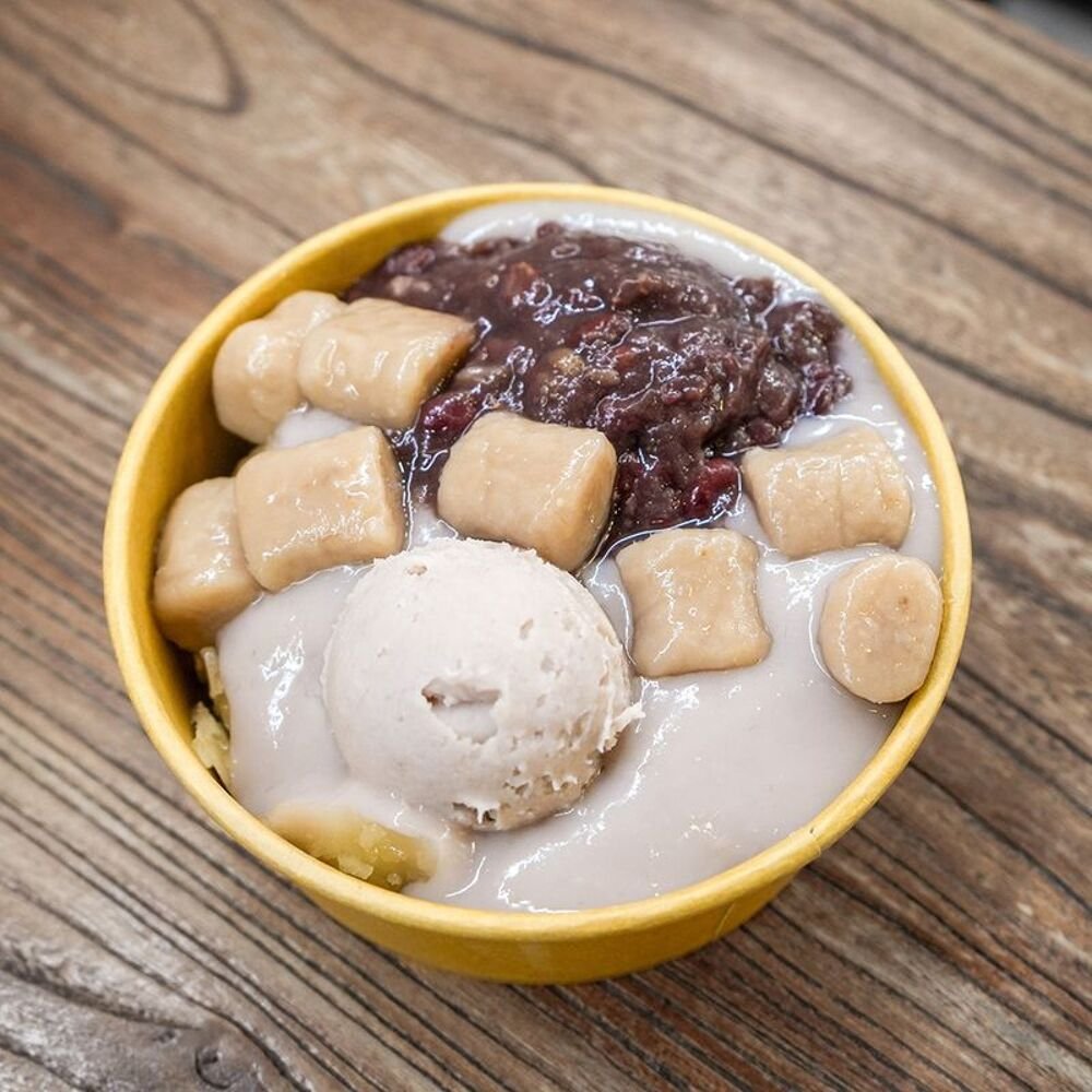 A-ba's Taro Ball restaurant in New Taipei, Taiwan