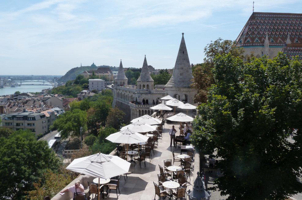 Halászbástya restaurant in Budapest, Hungary