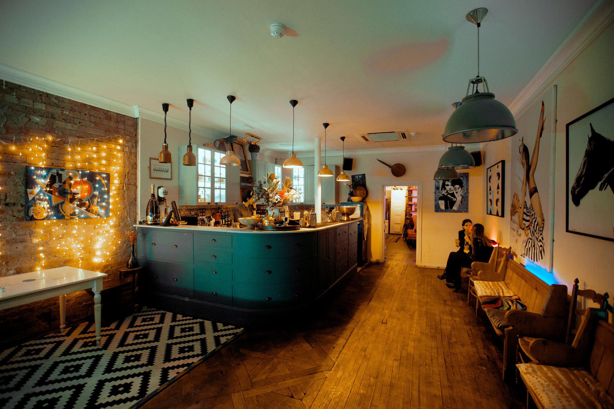 The Little Blue Door restaurant in London, United Kingdom