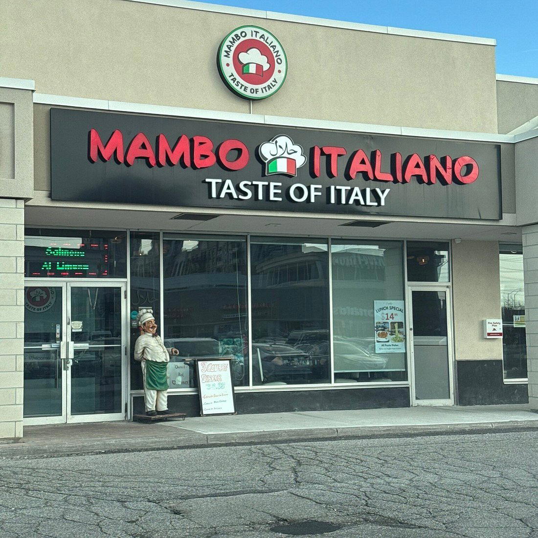 Mambo Italiano restaurant in Mississauga, Canada