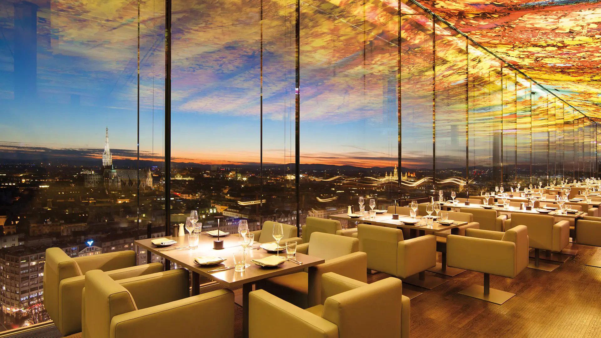 The View restaurant in Vienna, Austria