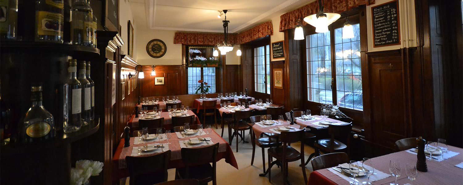 Fribourger Fonduestübli restaurant in Zürich, Switzerland