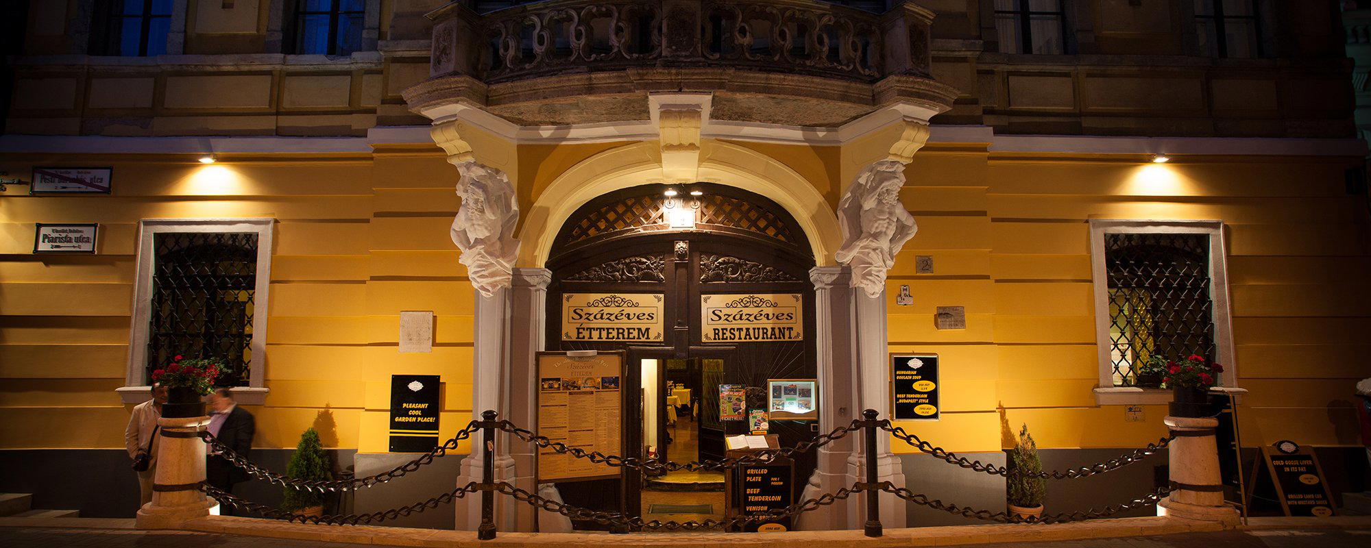 Százéves Étterem restaurant in Budapest, Hungary