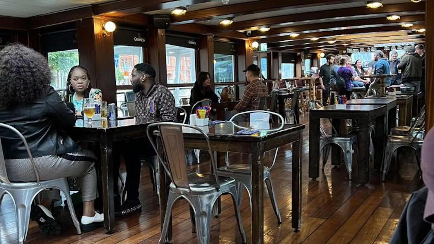 MV Cill Airne restaurant in Dublin, Ireland
