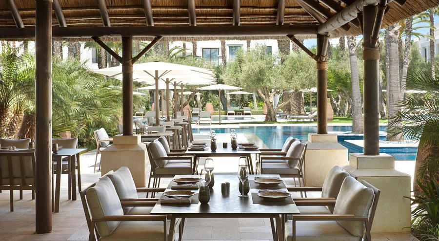 Palapa restaurant in Rabat