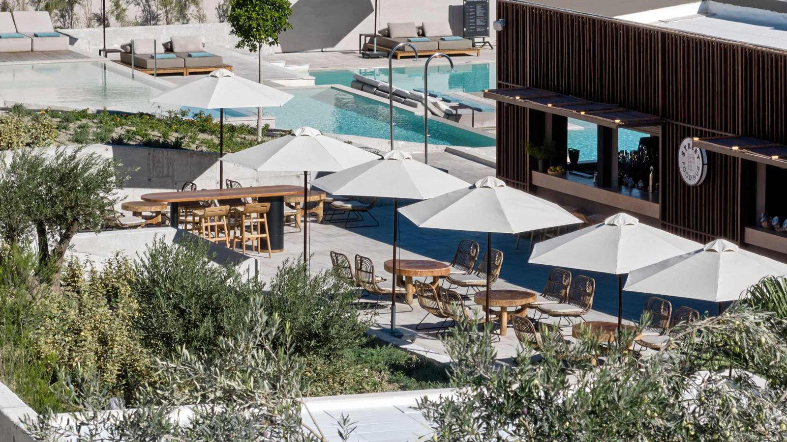 Street Food Hub restaurant in Rhodes