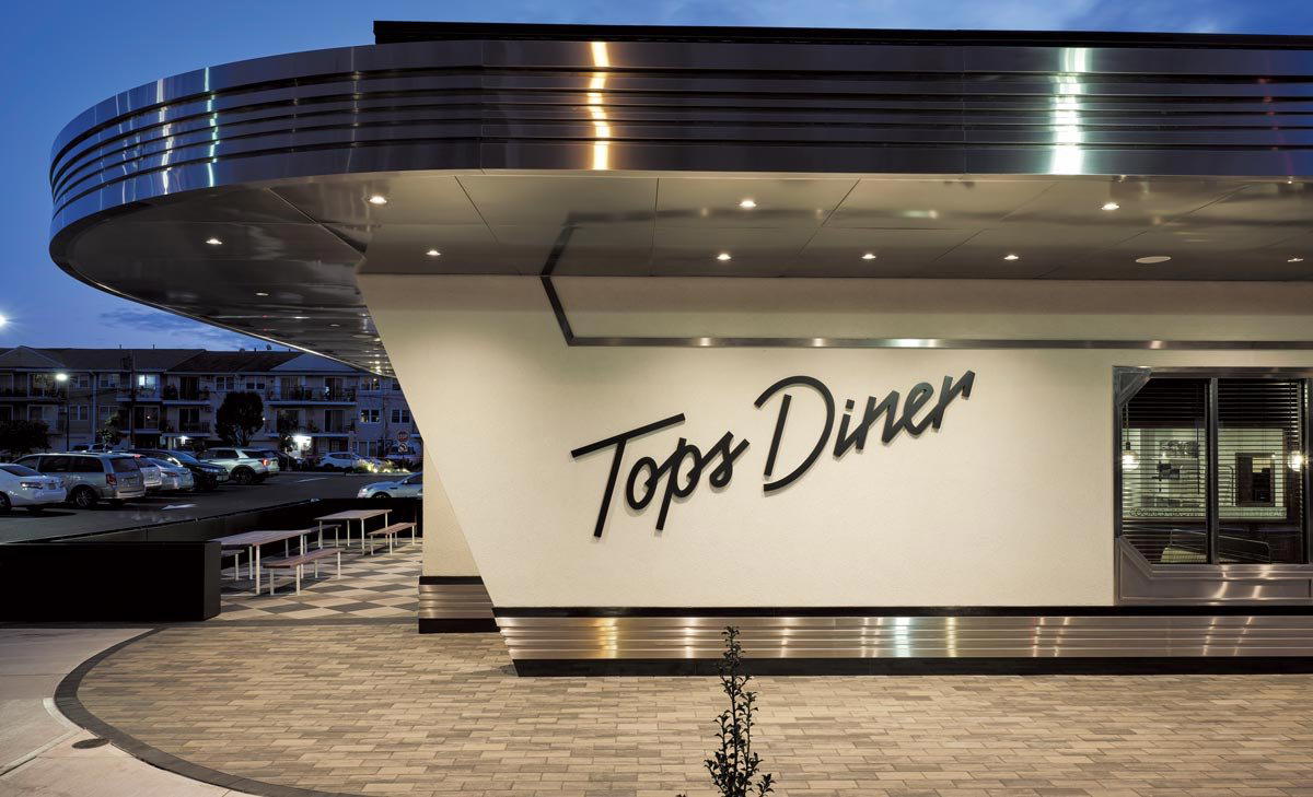 Tops Diner restaurant in East Newark, United States