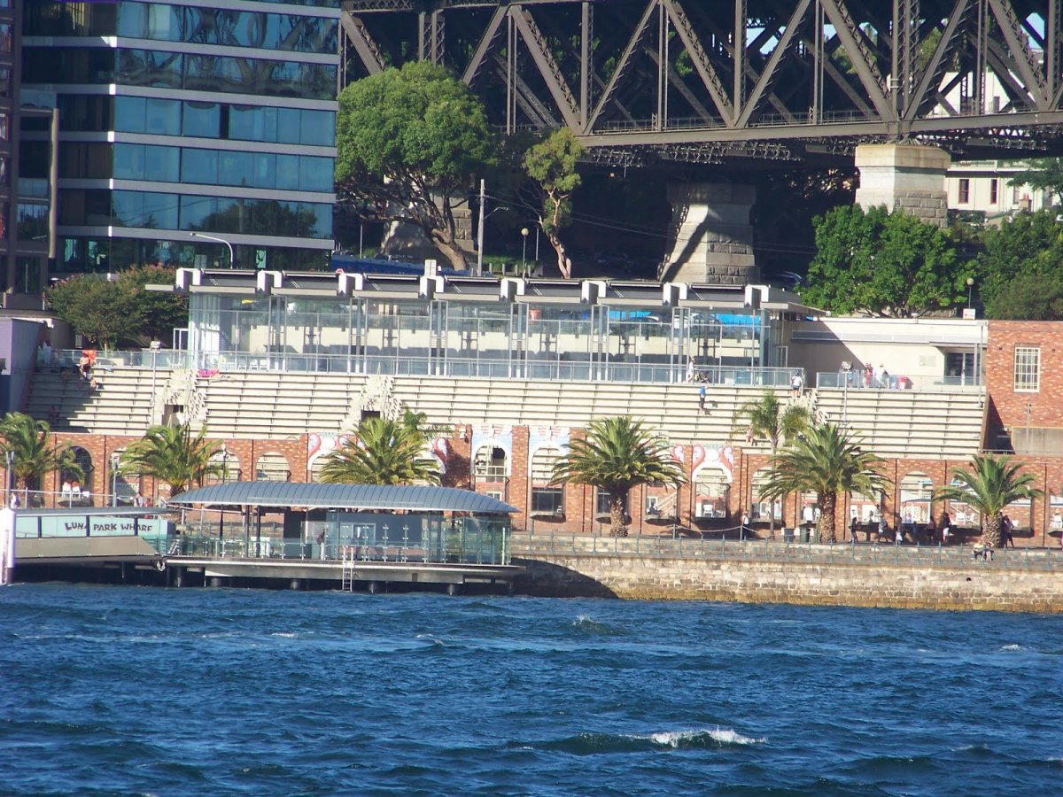 North Sydney Olympic Pool restaurant in Milsons Point, Australia