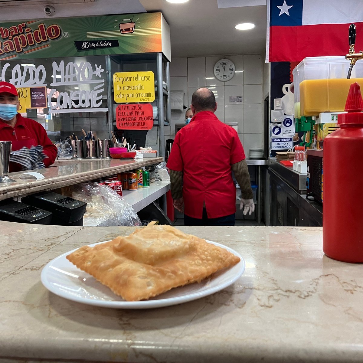 Restaurante "El Rápido", Santiago, Chile