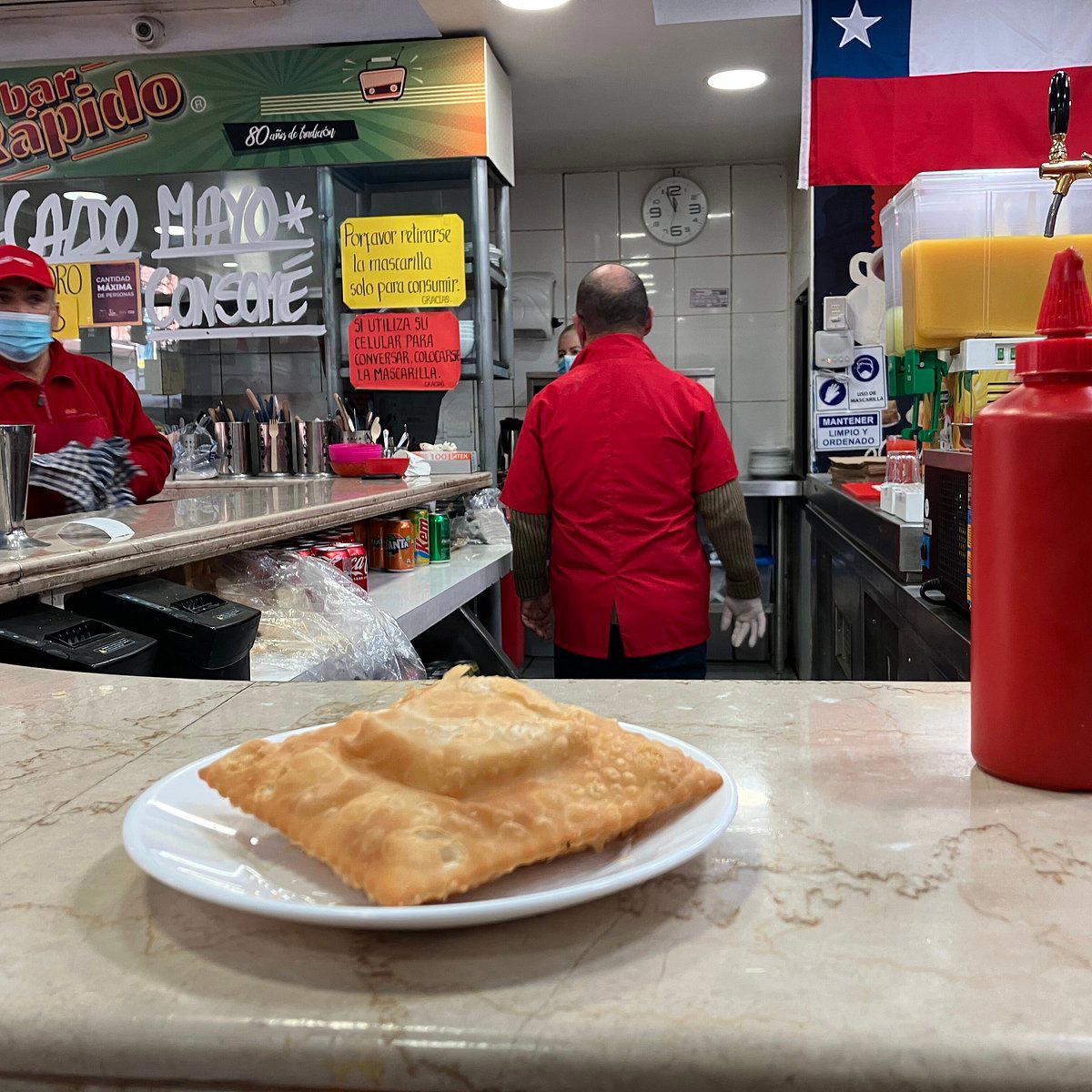 Restaurante "El Rápido", Santiago, Chile