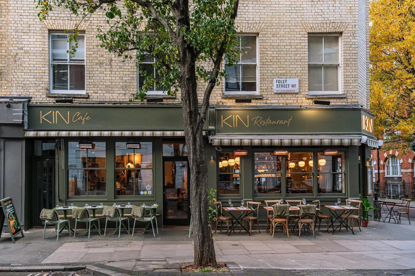 KIN Cafe restaurant in London, United Kingdom