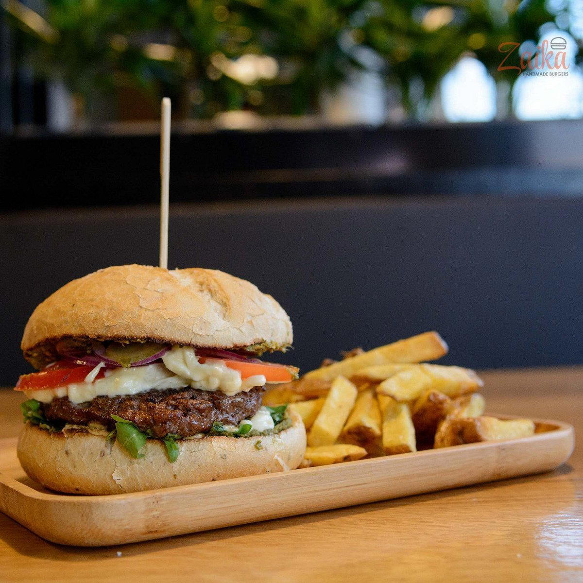 Zaika Handmade Burgers restaurant in Leeuwarden, Netherlands