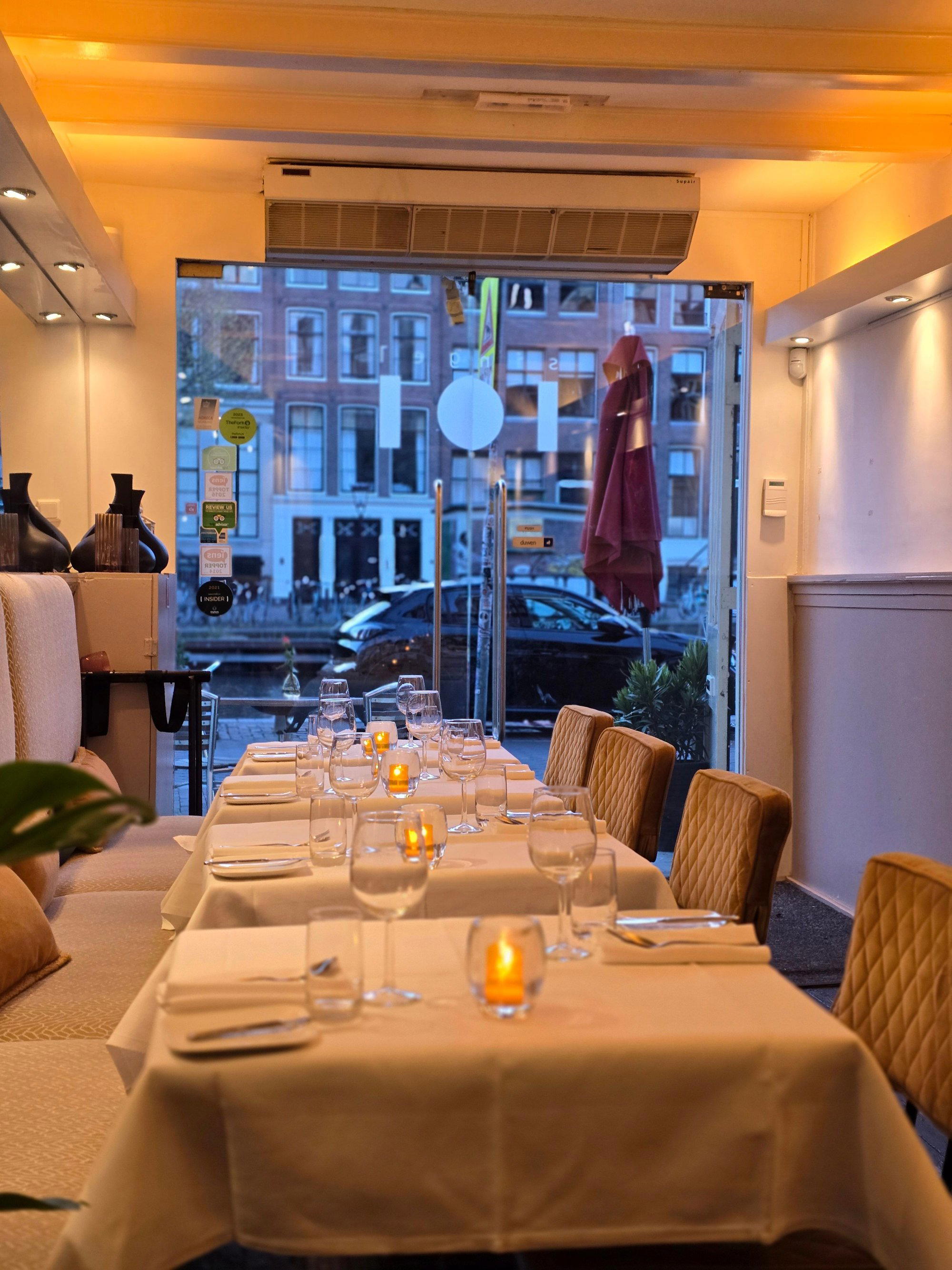 Singel 101 restaurant in Amsterdam, Netherlands