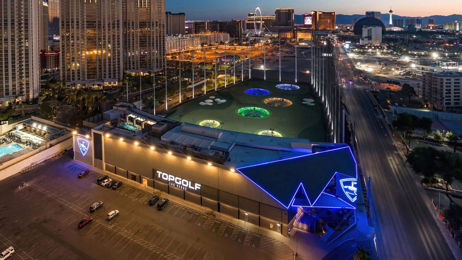 Topgolf Las Vegas restaurant in Paradise, United States