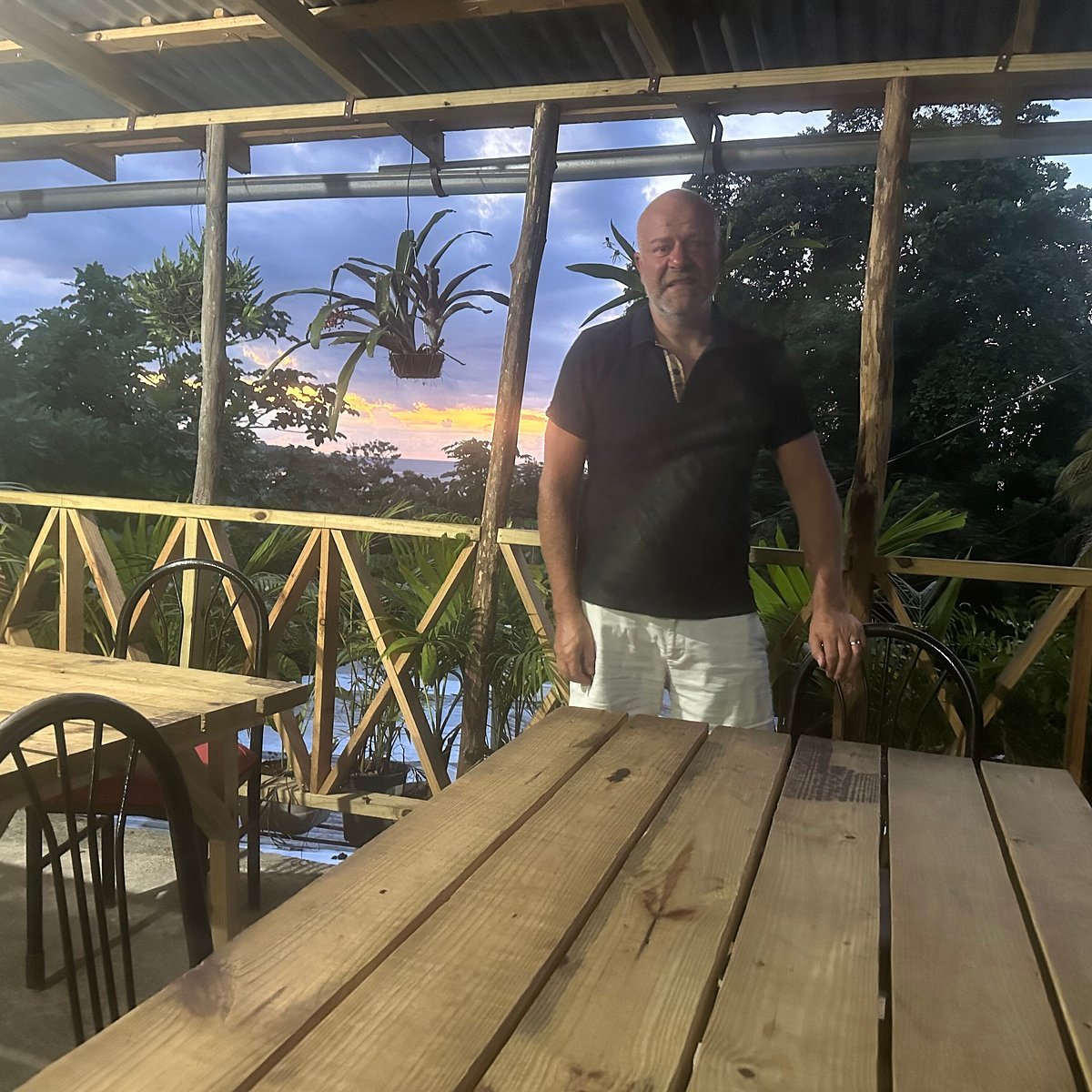 Chris’s Cook Shop Main Street restaurant in Oracabessa, Jamaica