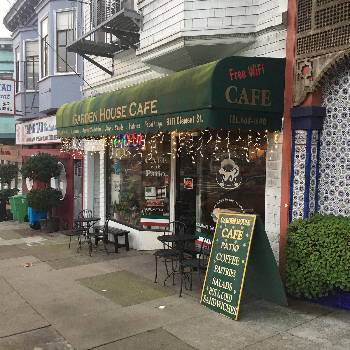 Garden House Cafe restaurant in San Francisco, United States