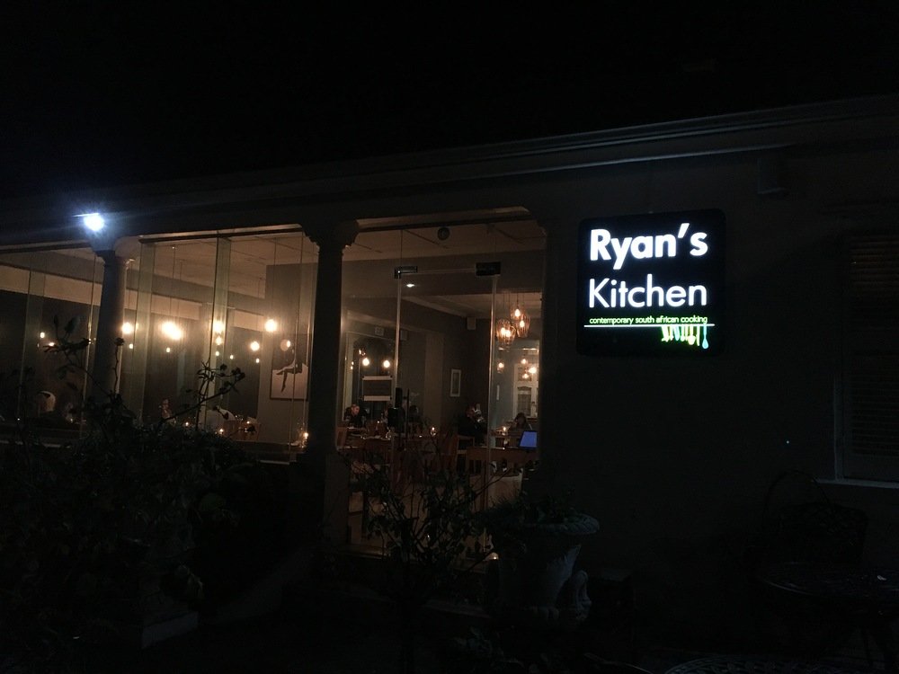 Ryans Kitchen restaurant in Franschhoek, South Africa
