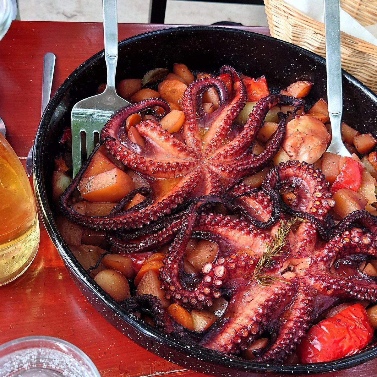 Konoba Pol Murvu restaurant in Komiza, Croatia