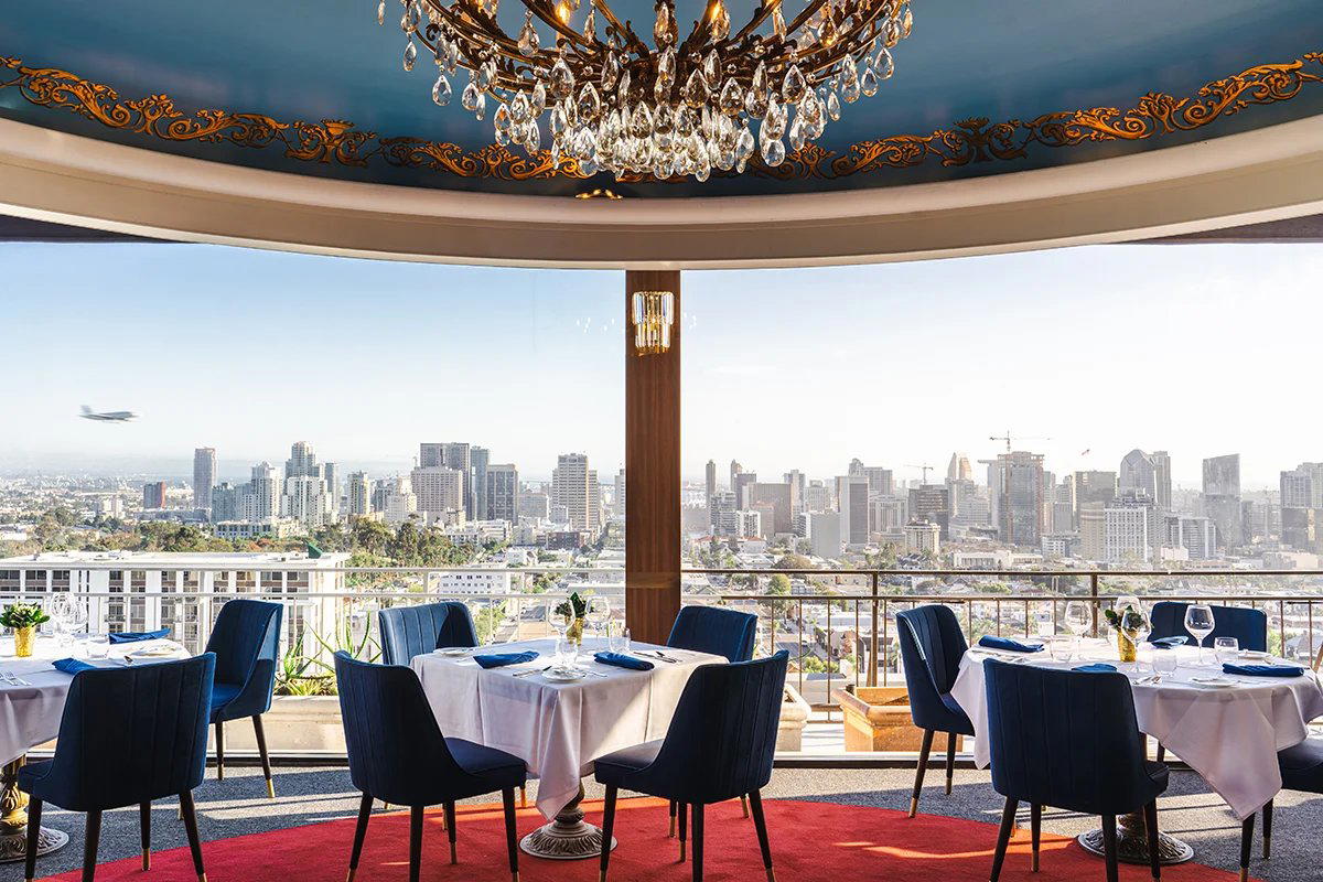 Mister A's restaurant in San Diego, United States