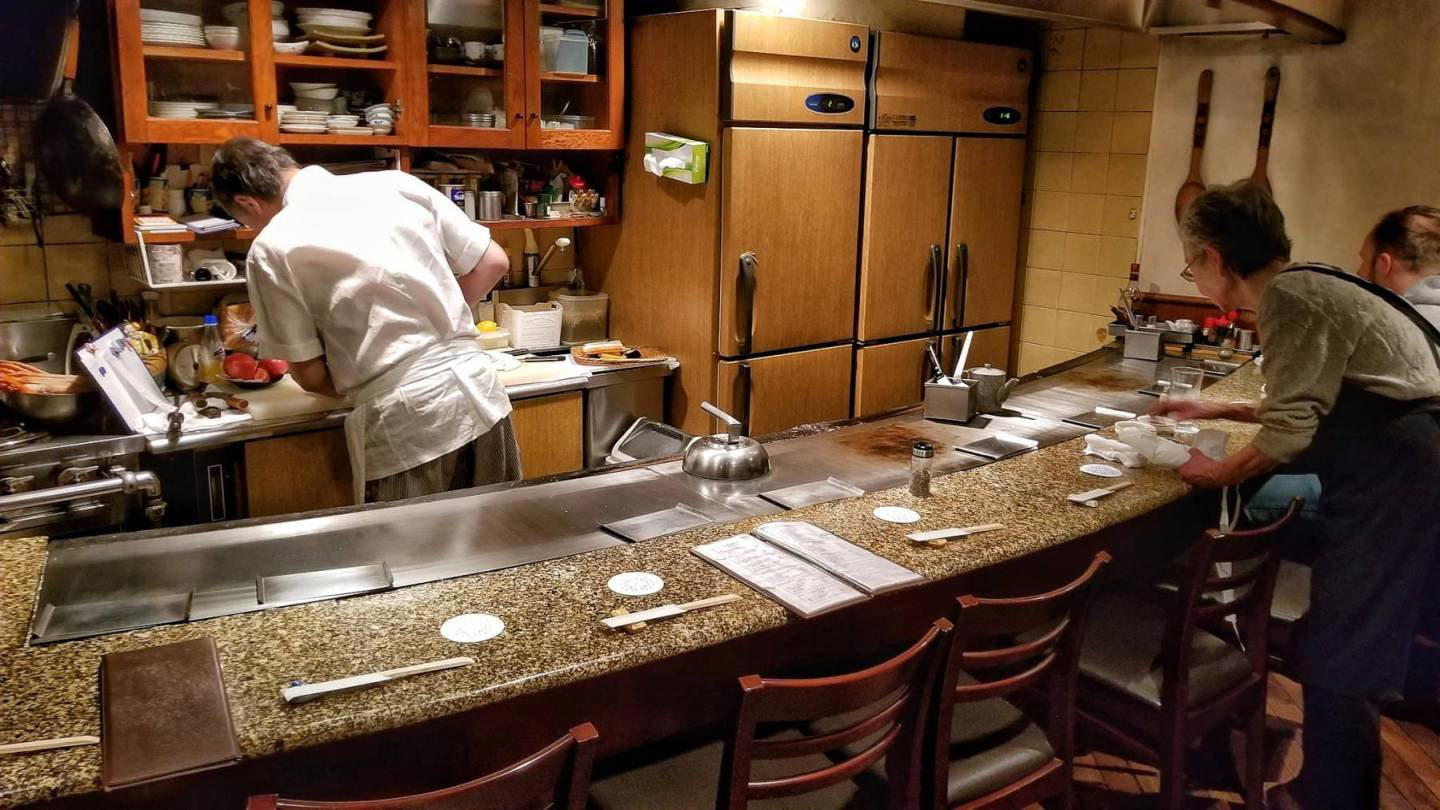 Hakushū Teppanyaki restaurant in Tokyo, Japan