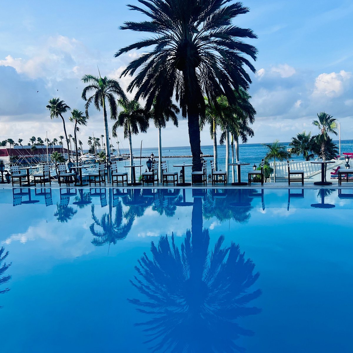 Aquarius restaurant in Oranjestad West, Aruba