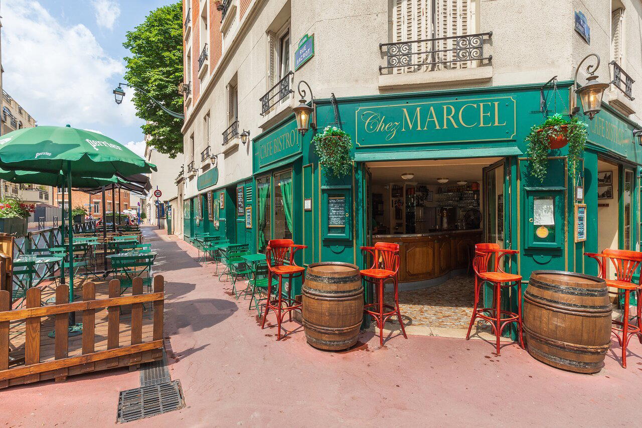 Chez Marcel restaurant in Saint Mande, France