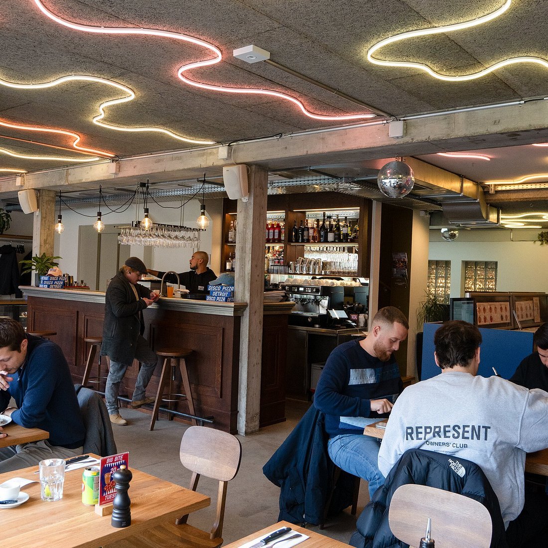 Disco Pizza restaurant in St Gallen, Switzerland