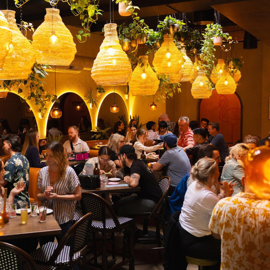 The Flamingo Room restaurant in Vancouver, Canada