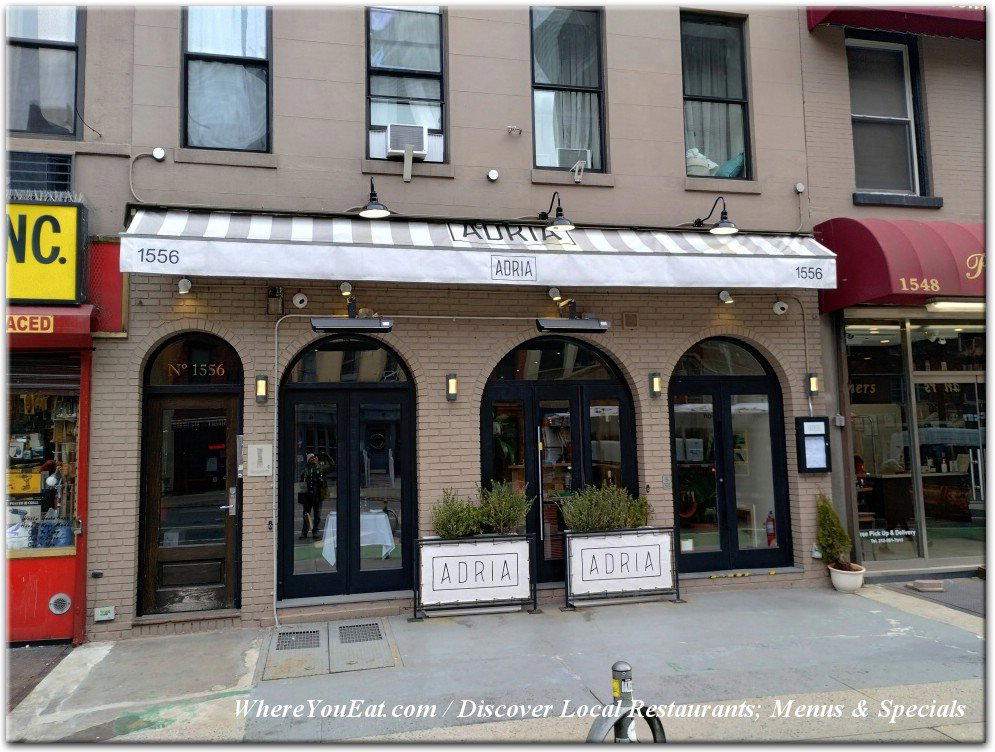 Adria restaurant in New York City, United States