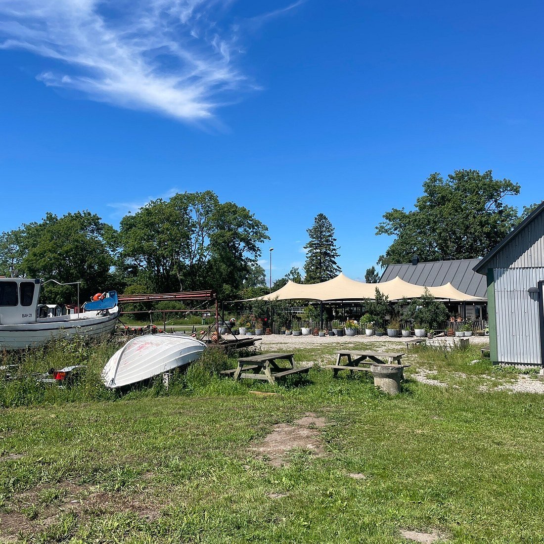 Hörte Brygga restaurant in Skivarp, Sweden