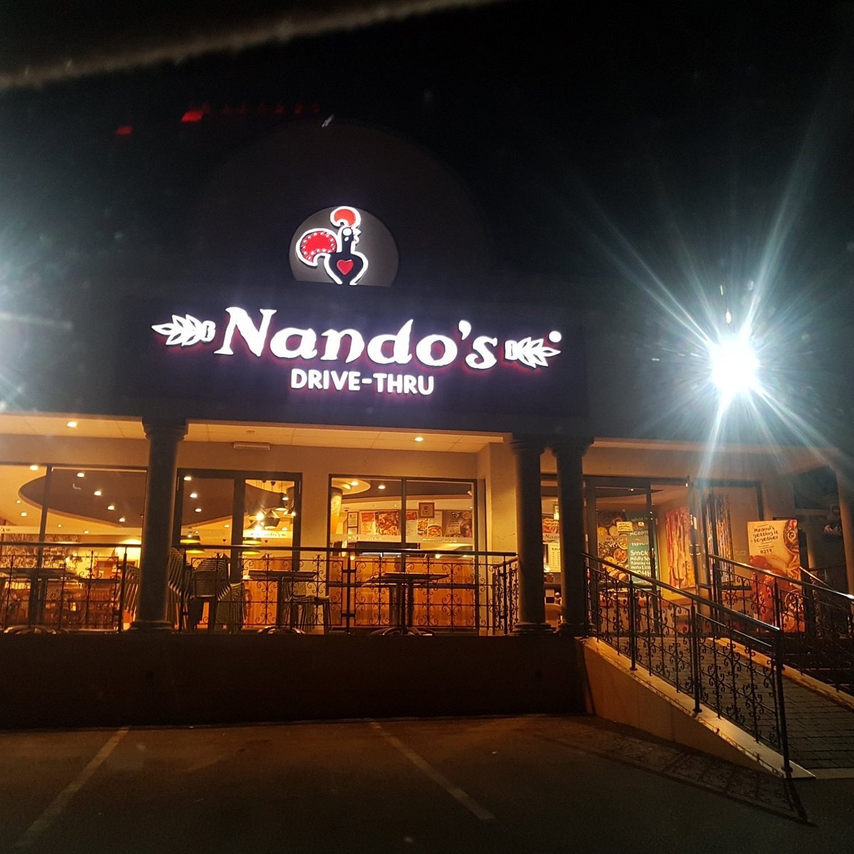 Nando's restaurant in Kempton Park, South Africa