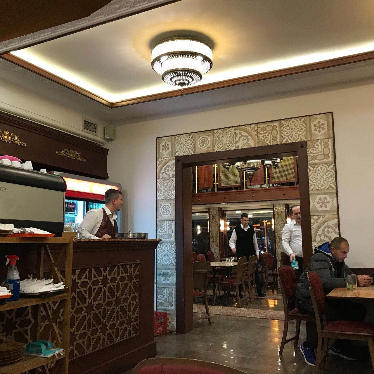 Te Syla restaurant in Prizren, Kosovo