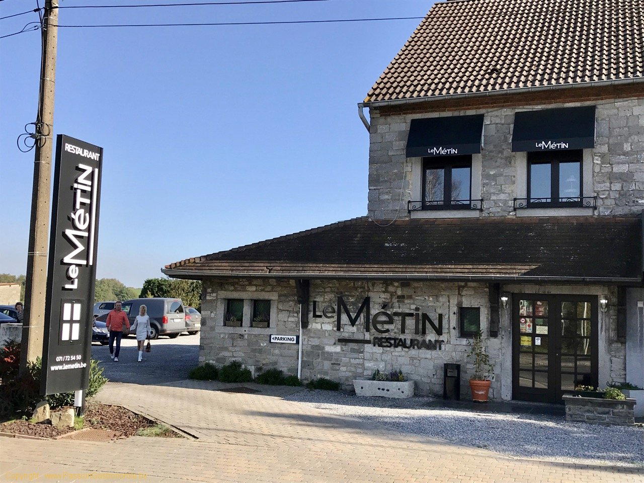 Le Métin restaurant in Mettet, Belgium