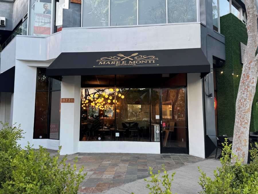 Mare E Monti restaurant in West Hollywood, United States