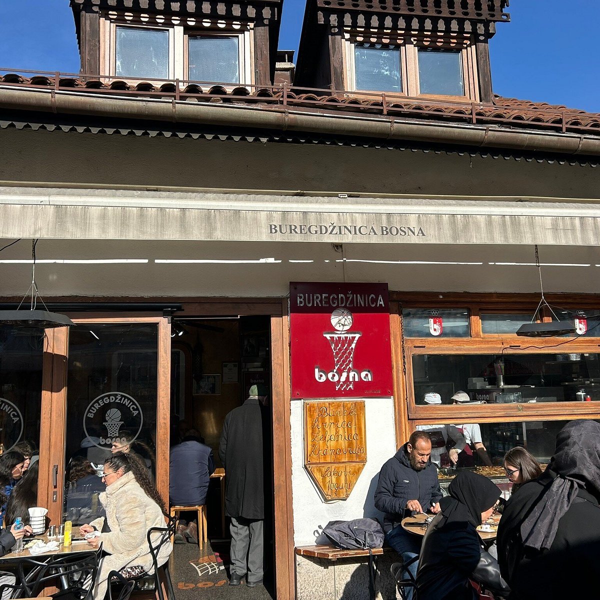 Buregdžinica ASDŽ restaurant in Sarajevo, Bosnia and Herzegovina