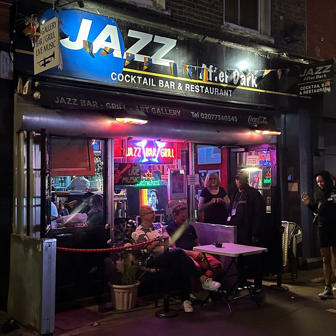 Jazz After Dark restaurant in London, United Kingdom