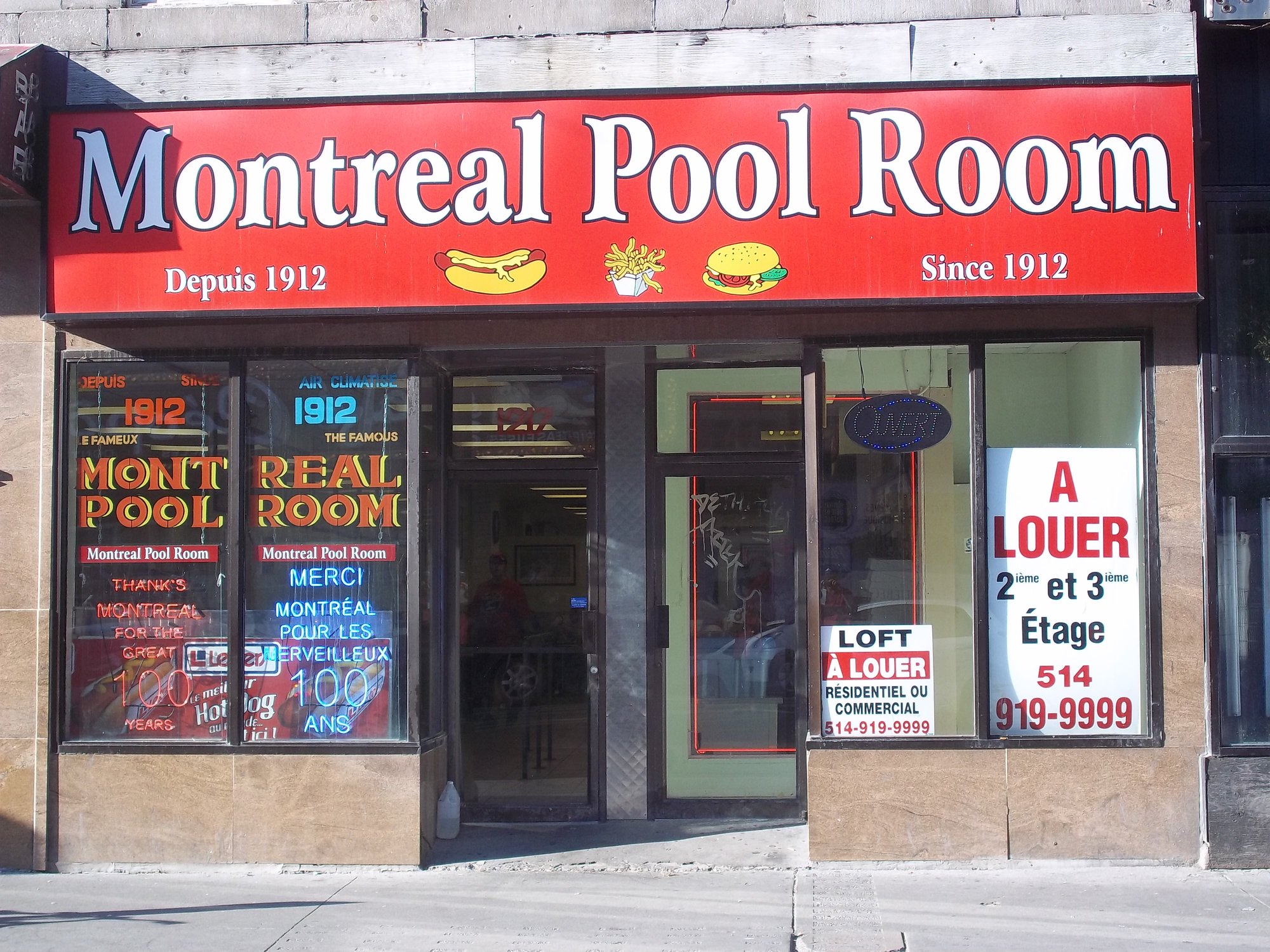 Montreal Pool Room, Montréal, Canada