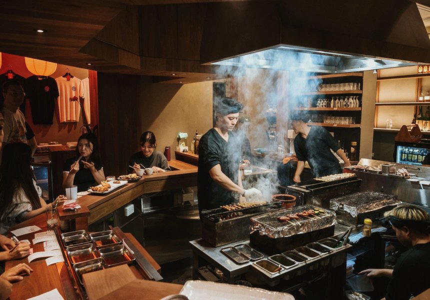 Yakitori Yurippi restaurant in Sydney, Australia
