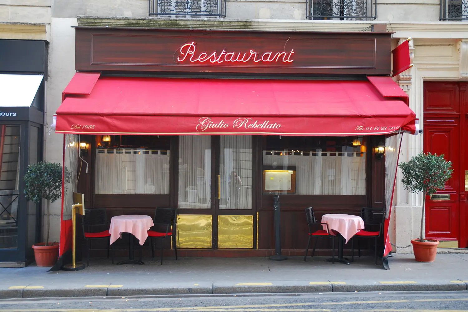 Giulio Rebellato, Restaurant in Paris