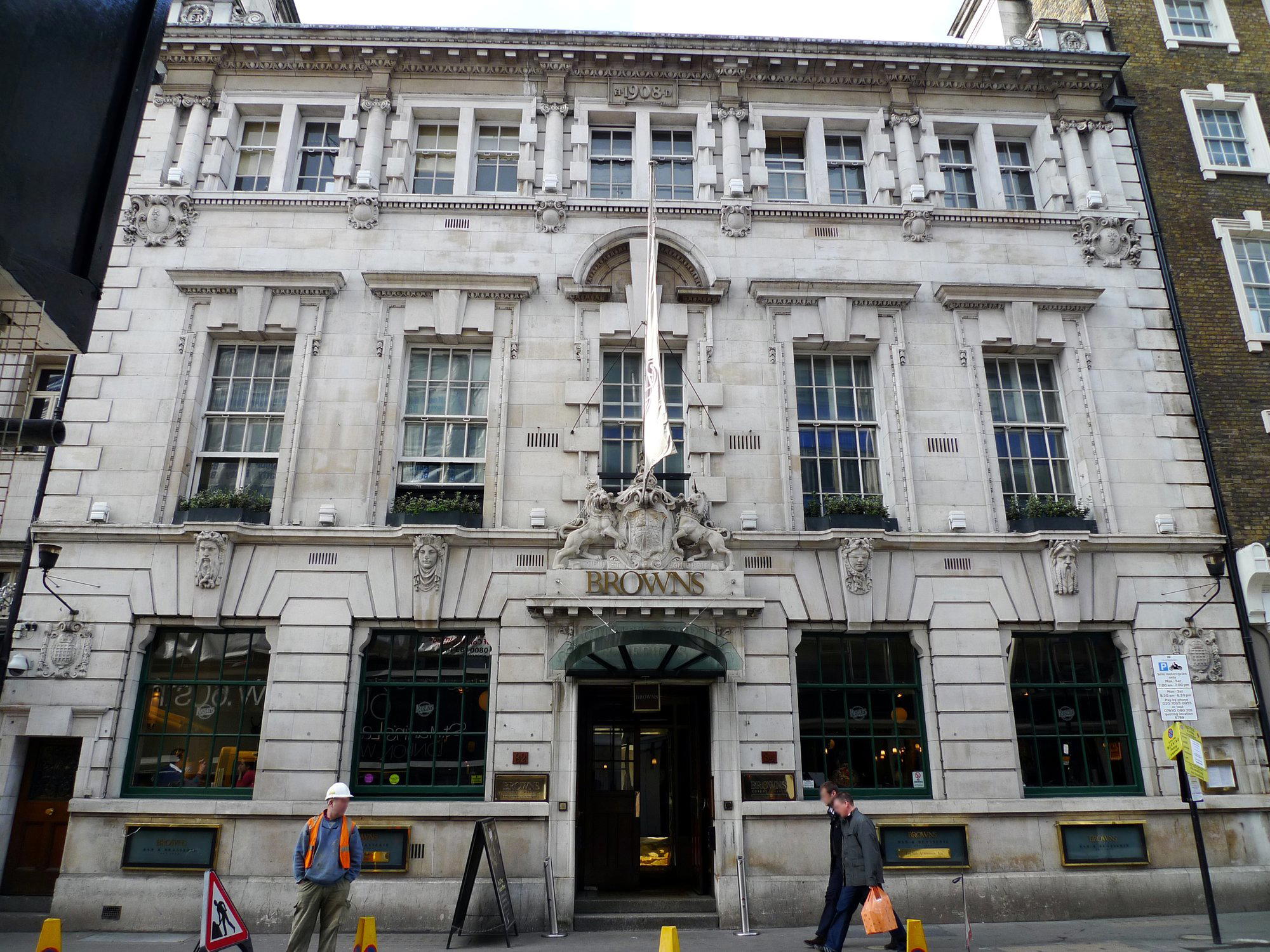 Browns restaurant in London, United Kingdom