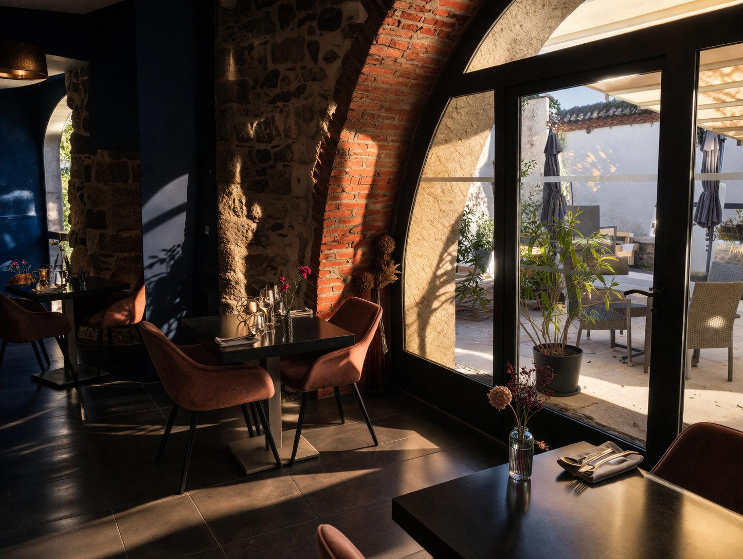 Le Turenne restaurant in Beaulieu-sur-Dordogne, France