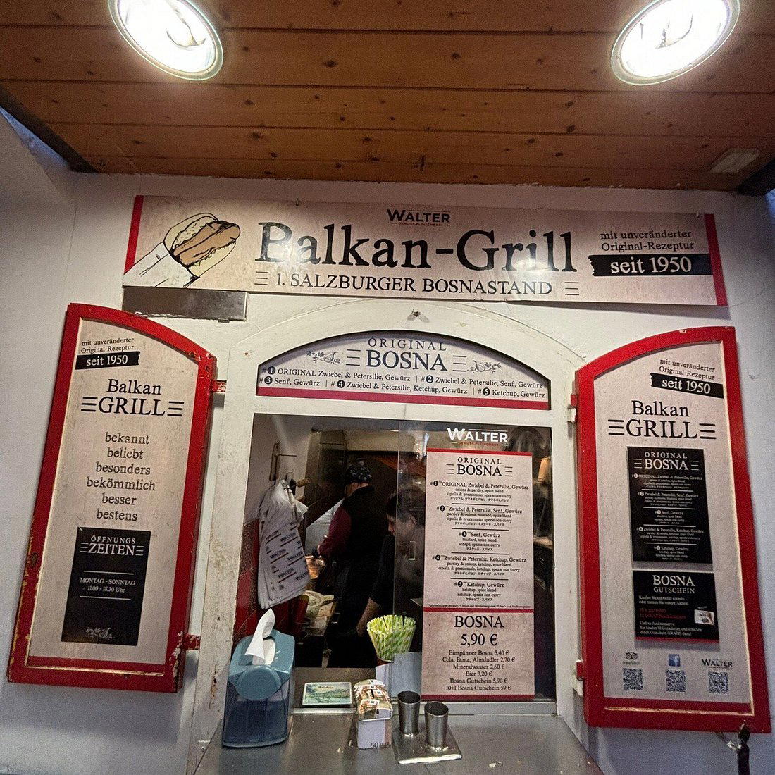 Balkan Grill Walter restaurant in Salzburg, Austria
