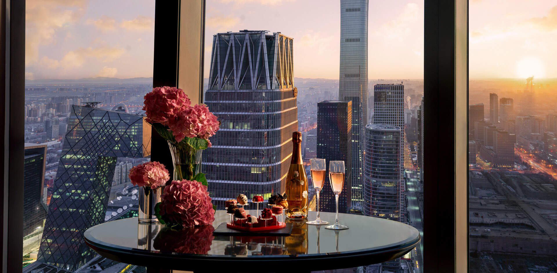 Atmosphere restaurant in Beijing, China
