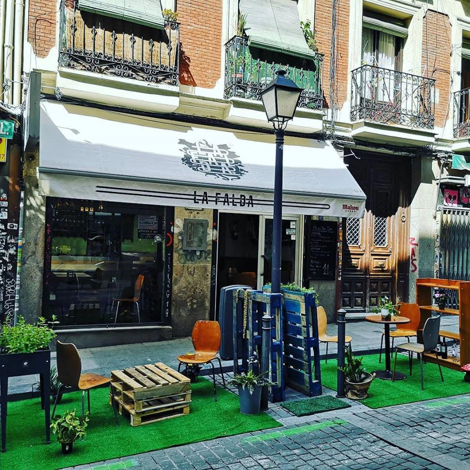 la Falda restaurant in Madrid, Spain