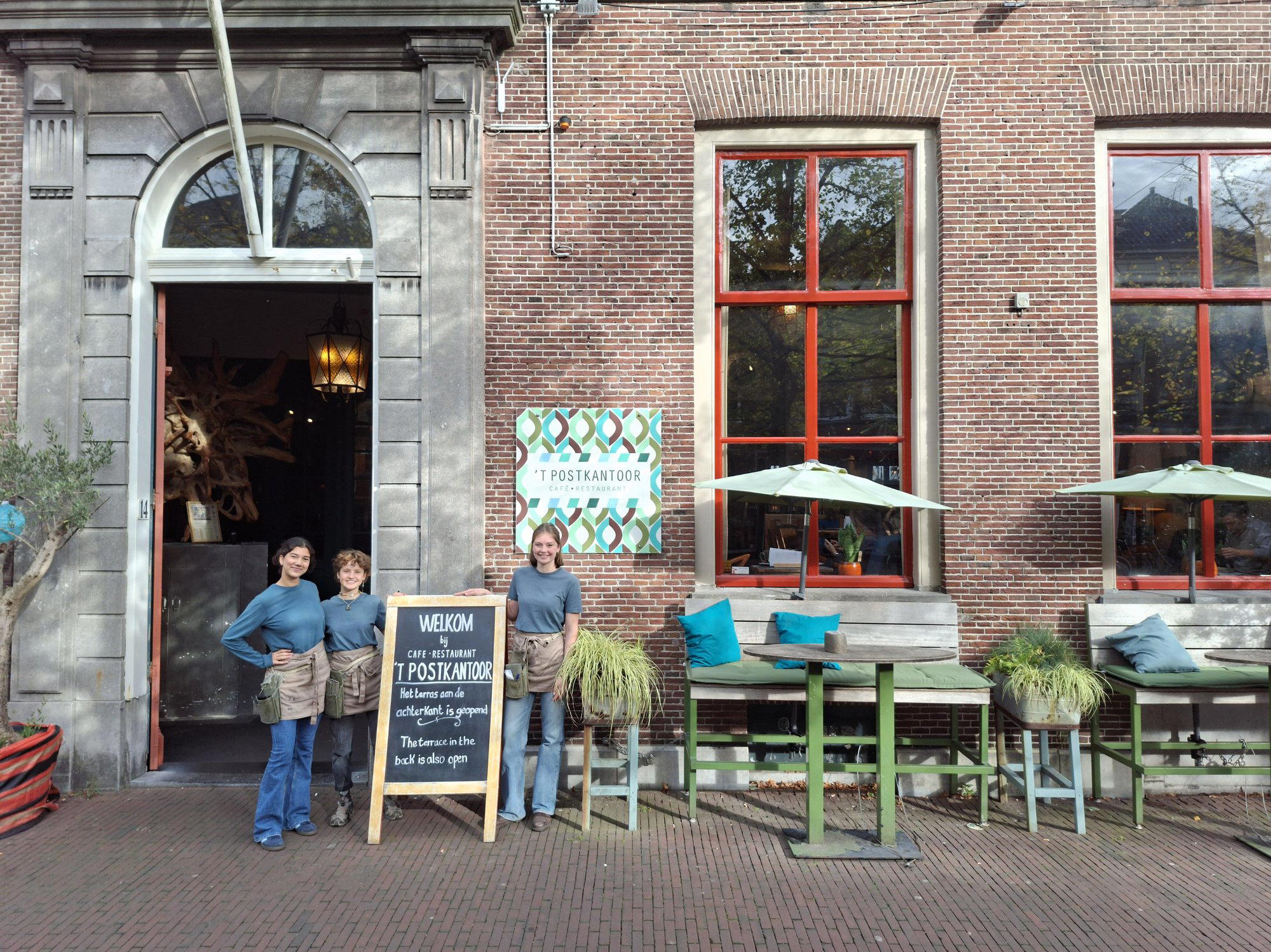 Postkantoor restaurant in Delft, Netherlands