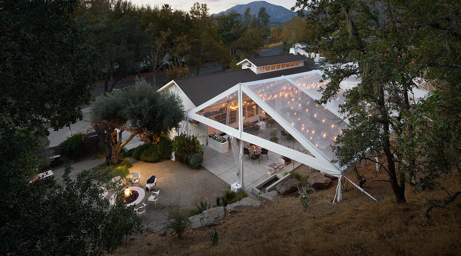Sam's Social Club restaurant in Calistoga, United States