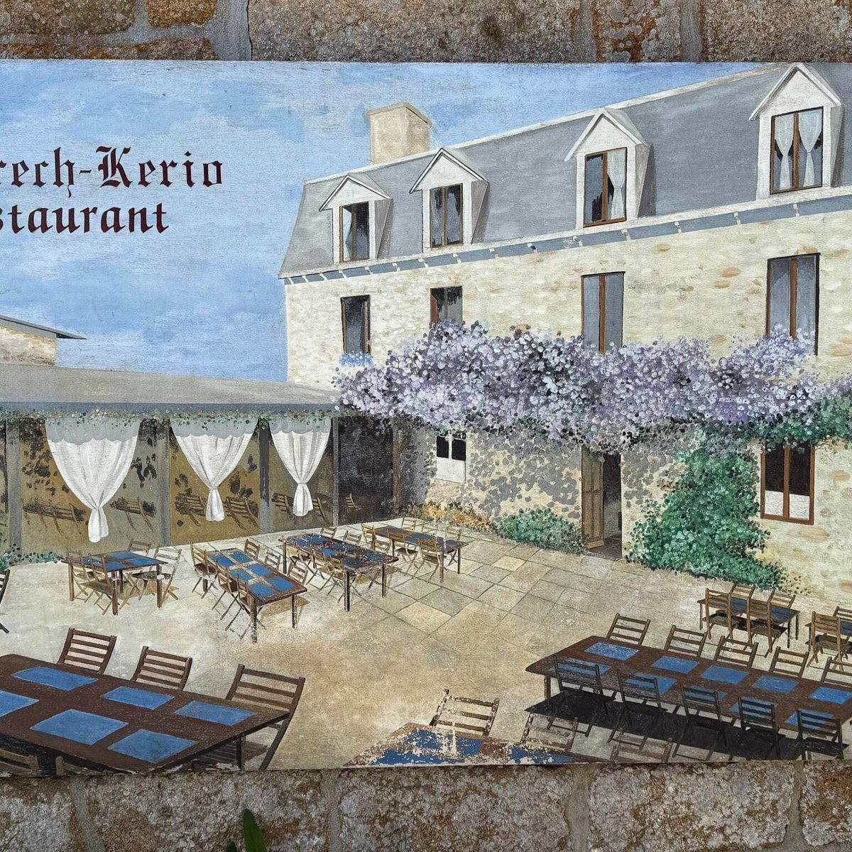 Crech Kerio restaurant in Ile De Brehat, France
