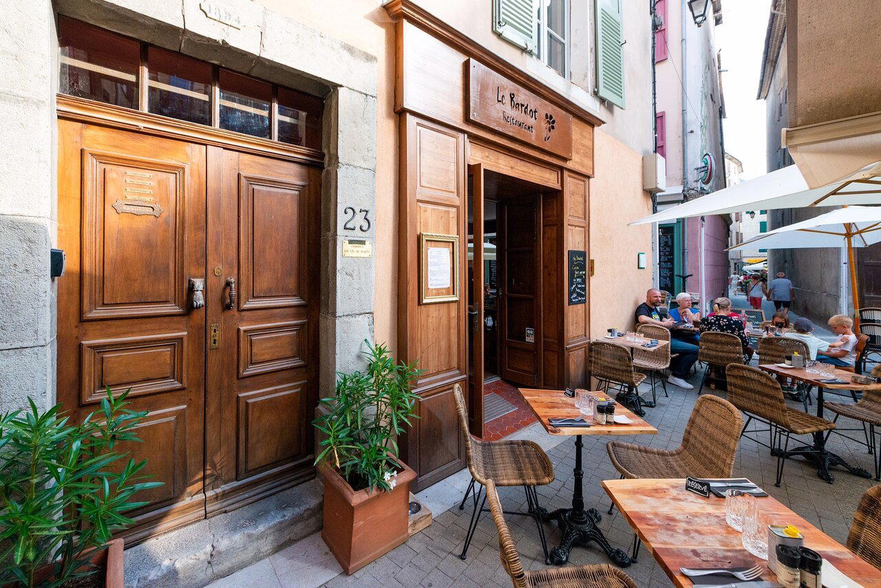 Le Bardot restaurant in Castellane, France