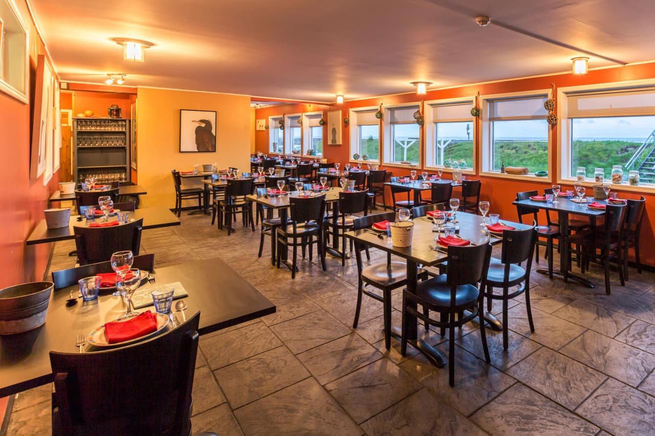 Fjöruborðið restaurant in Stokkseyri, Iceland