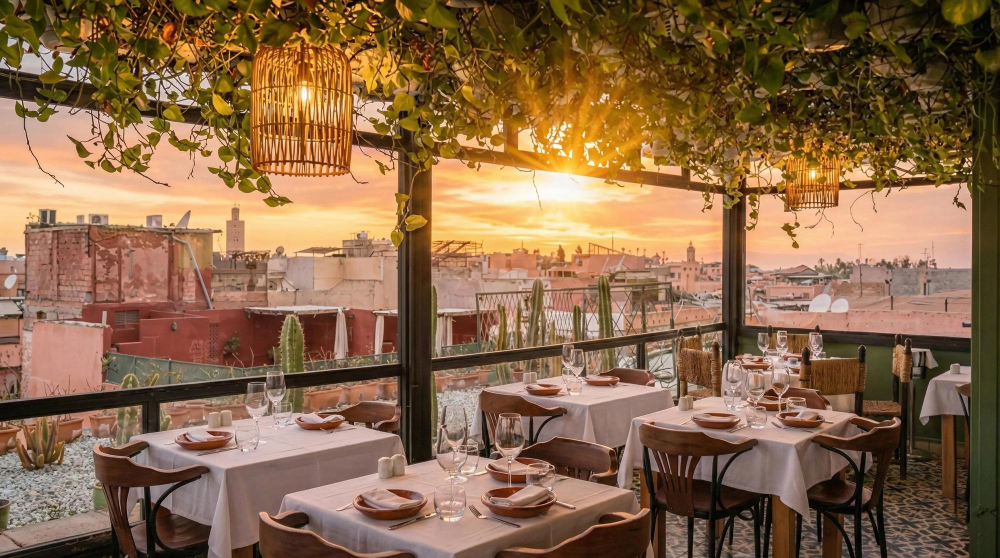 Le Salama restaurant in Marrakech, Morocco
